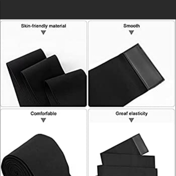 Elastic waist trainer (400 cm)-black - Picture 4 of 4